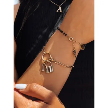 Náramek Dámský náramek BIRJU LY0105 Barva: Zlatá 2, Velikost: ONE SIZE