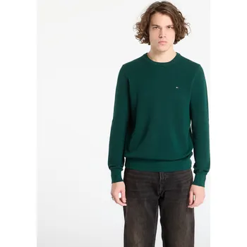 Pánský svetr Svetr Tommy Hilfiger Essential Structure Crew Neck Ornamental Green Heather XL