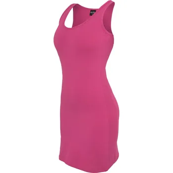 Dámské šaty Šaty Urban Classics Ladies Sleeveless Dress - fuchsia S