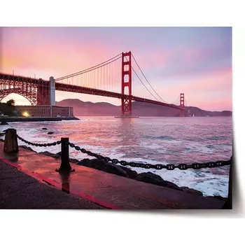 Plakát Sablio Plakát Golden Gate - 120x80 cm