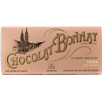 Cukrovinka Mléčná čokoláda Bonnat Mana Filipíny 65%