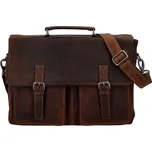 Pánská kožená aktovka hnědá - Greenwood Belver hnědá