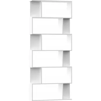 Knihovna Regál VidaXL 800090 80 cm x 192 cm x 24 cm bílý