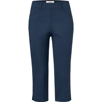 Dámské kalhoty 634524 - Tchibo - Bengalínové kalhoty v 3/4 délce - pro ženy - vel. 50 - barva: modrá