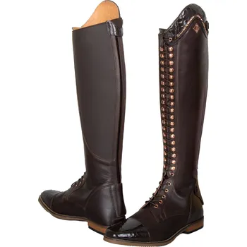 Jezdecká obuv Imperial Riding Boty jezdecké Olania Imperial Riding, užší lýtko/vysoké, dámské, brown/brown croco 42