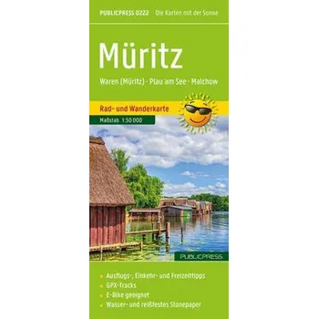 Müritz, Rad- und Wanderkarte 1:50.000, Publicpress - freytag & berndt