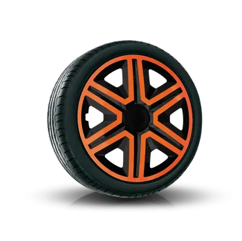 Poklice na kolo Poklice 15" ACTION doublecolor orange - black