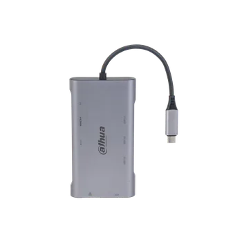 Dahua TC39 9 v 1 USB 3.1 Type-C na USB 3.0 + HDMI + RJ45 + VGA + SD/TF + PD dokovací stanice