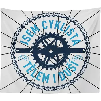 deka Sablio Deka Jsem cyklista tělem i duší: 150x120 cm