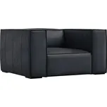Tmavě modré kožené křeslo Madame – Windsor & Co Sofas ID_1540056