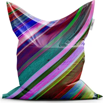 Sedací pytel Sablio Sedací vak Classic Nabarvené dřevo - 150x100 cm