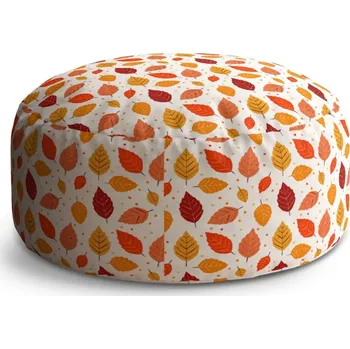 Taburet Sablio Taburet Circle Barevný listopad: 38x48 cm