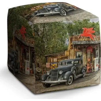 Taburet Sablio Taburet Cube Veterán 3: 40x40x40 cm