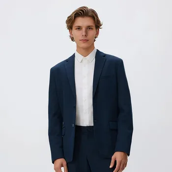 Pánské sako Reserved - Blejzr slim fit - tmavomodrá - YW011-59M - YW011-59M-XL