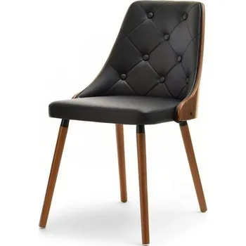 Křeslo Mebel Partner Mira (ořech tmavý + ořech)