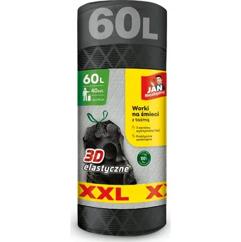 Pytle na odpadky Univerzální pytle na odpad Jan Niezbędny ---- 60 l 40 ks