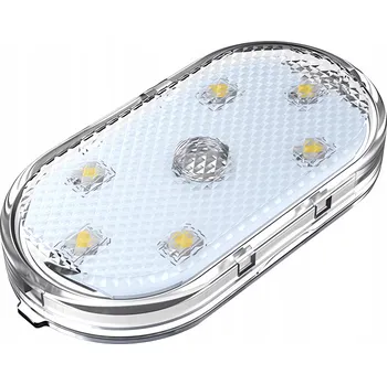 Osvětlení interiéru vozidel 6 LED RGB SVĚTLO DO AUTA OSVĚTLENÍ INTERIÉRU DOTYKOVÉ BEZDRÁTOVÉ