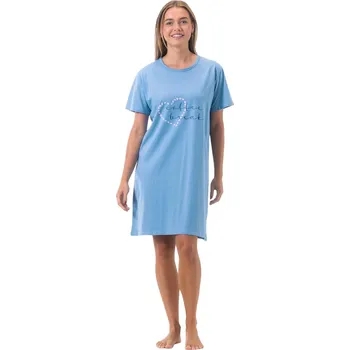 Body Noční košilka s krátkým rukávem Vera GB6807 M světle modrá