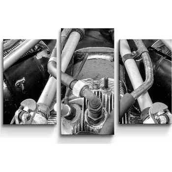 Obraz Sablio Obraz - 3-dílný Motor - 75x50 cm