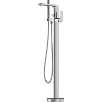 Vodovodní baterie RAVAK Baterie Ravak Flat vanová do podlahy, bez tělesa, se sprchovým setem, chrom, X070440 X070440