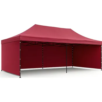 Zahradní stan Aga Nůžkový stánek PARTY 3x6m Vínový