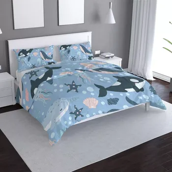 Povlečení Sablio Povlečení Dětský mořský svět - 140x220 / 90x70