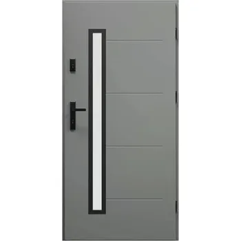 Vchodové dveře Vchodové dveře Kalcit antracit 80 P otevírání dovnitř