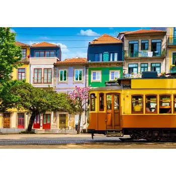 Puzzle puzzle léto v portu 1000 dílků BLUEBIRD