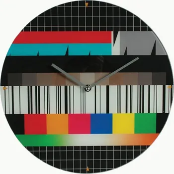 Hodiny Nástěnné hodiny Out of the blue, černé, 34 cm