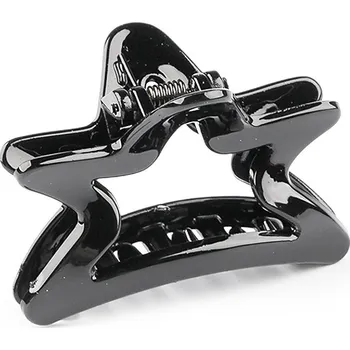 Náramek Skřipec do vlasů hvězda, malé, 3 černá lesk