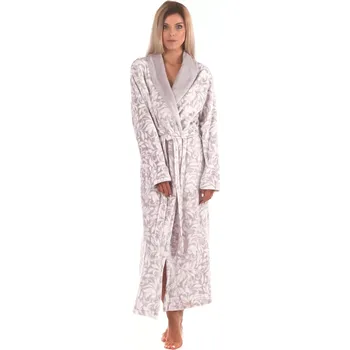 Dámské noční prádlo Dámský župan Flora 2556 9103 dove grey - Vestis XL