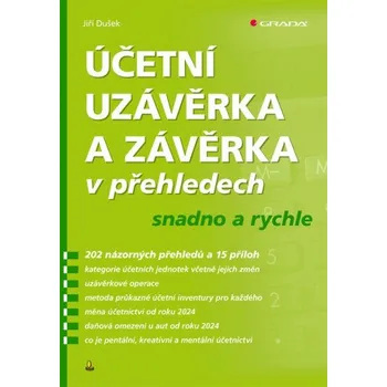 Kniha Účetní uzávěrka a závěrka v přehledech - Jiří Dušek