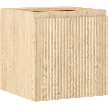 Koupelnový nábytek Mexen Rivel koupelnová skříňka pod umyvadlo 45 cm, 1 dveře, drážkované, dub - 91A21-04547-1-BF81 Koupelnové skříňky