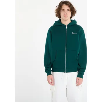 Pánská mikina Mikina Karl Kani Small Signature Essential Os Zip Hoodie Green M