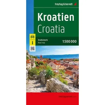 Kroatien, Straßenkarte 1:500.000, freytag & berndt - freytag & berndt