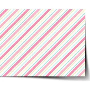 Plakát Sablio Plakát Čtyřbarevné pruhy - 60x40 cm