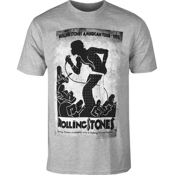 Pánské tričko Tričko metal pánské Rolling Stones - American Tour 1972 - LOW FREQUENCY - TRS25007TS