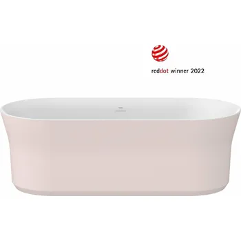 Vana RAVAK Vana Ravak Ypsilon 180x80 oválná akrylátová volně stojící, alabaster pink/bílá, krytka odtoku bílá, XC00100085 XC00100085