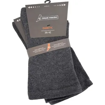 Dámské ponožky Zdravé ponožky unisex zdravotní elastické rozšířené jednobarevné diabetické ponožky mix21 35-38