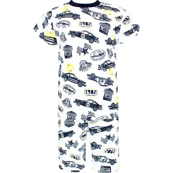 Dívčí pyžamo Chlapecké pyžamo s krátkým rukávem Závodní auta