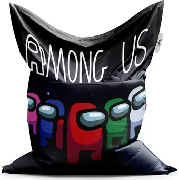Sedací pytel Sablio Sedací vak AMONG US ve vesmíru - 150x100 cm