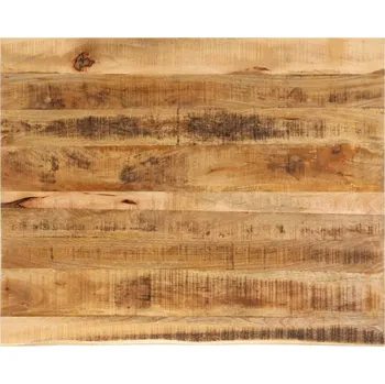 Stolová deska vidaXL Stolní deska 110x80x2,5 cm živá hrana hrubé mangovníkové dřevo