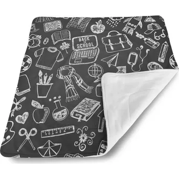 deka Sablio Deka pro miminko Černobílá škola - 80x100 cm