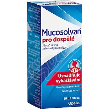 Lék na kašel, rýmu a nachlazení Mucosolvan pro dospělé 30mg/5ml sir.1x200ml