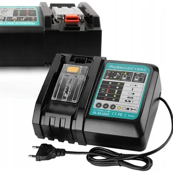Náhradní nabíječka pro Makita DC18RC rychlonabíječka s LED displejem