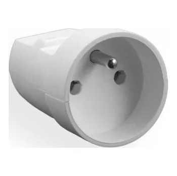 Elektrická zásuvka Spojovací zásuvka 230V kabelová, bílá