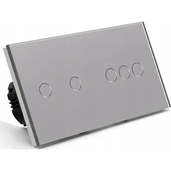 vypínač Dvojitý dotykový vypínač Bseed bílý BS0020WF