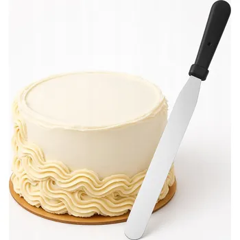 Kuchyňská stěrka Cukrářský nůž Stěrka Stěrka na zdobení hmoty krému Altom Design 25 cm