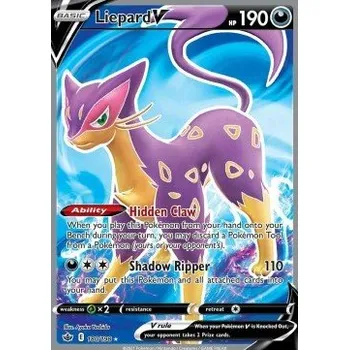 Karetní hra Pokémon CRE 180/198 Liepard V - Chilling Reign