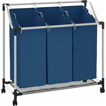 Koš Koše na prádlo VidaXL 1 l modrý